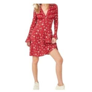 Free People Good Days Mini Dress Boho Pop Combo Medium NWT